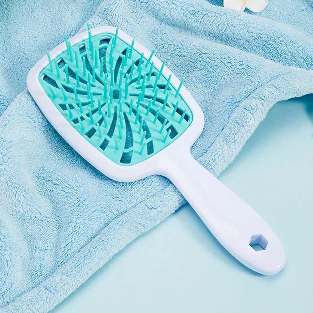 Wide Teeth Scalp Massage Combs, Windmill Shape, Air Cushion Comb, Wide Teeth, Hair Brush, Wet and Dry Use