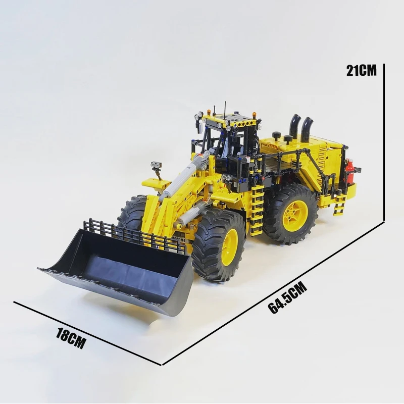 MOC 2147PCS 도시 기술 엔지니어링 RC 1:24 스케일 992K 휠 로더 모델 DIY 크리 에이 티브 아이디어 ChildToy 선물 Technolog 블록