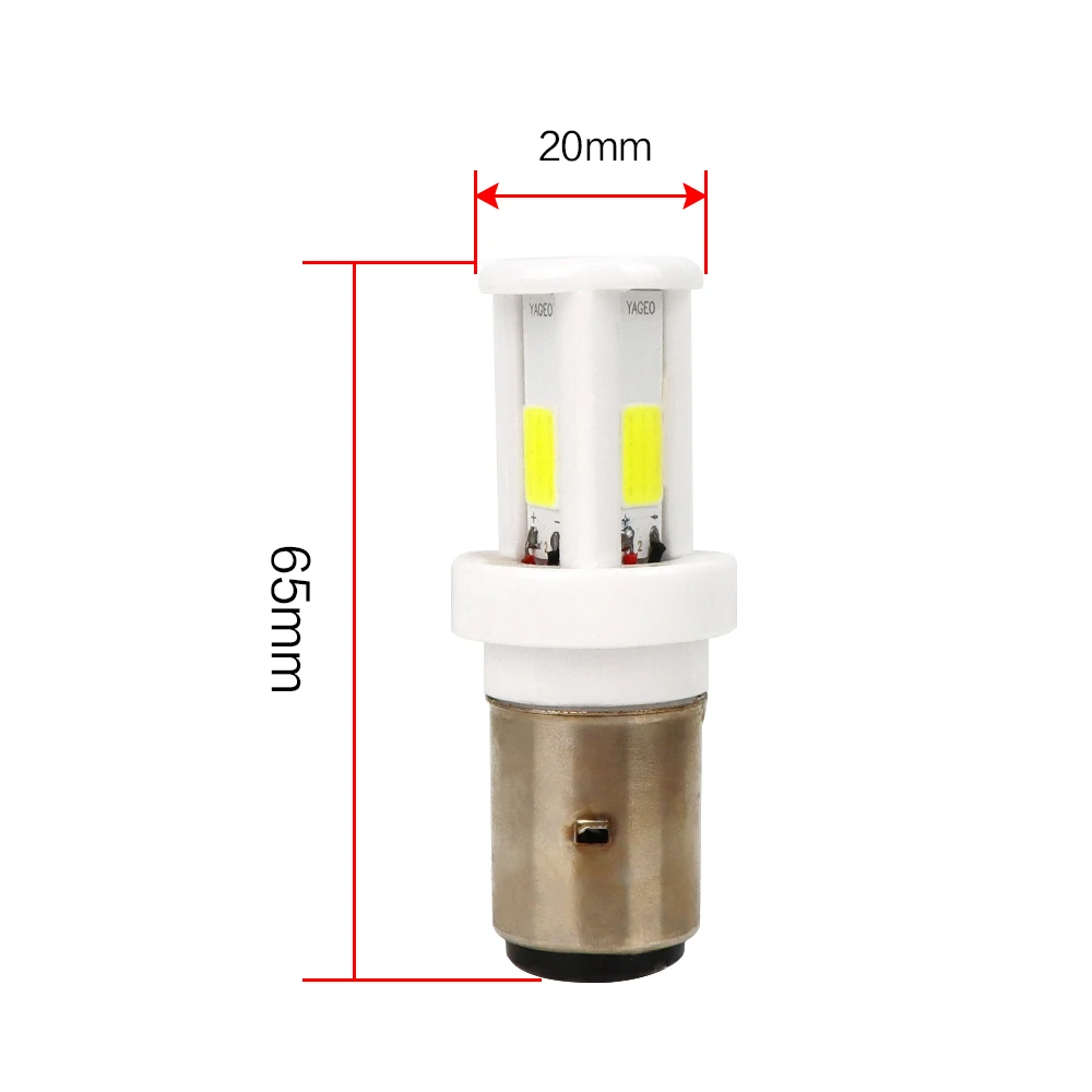 VALESUN MINI Size 12v Led Motorcycle Light Plug and Play White Color BA20D Led Front Light Motorcycle Lighting System