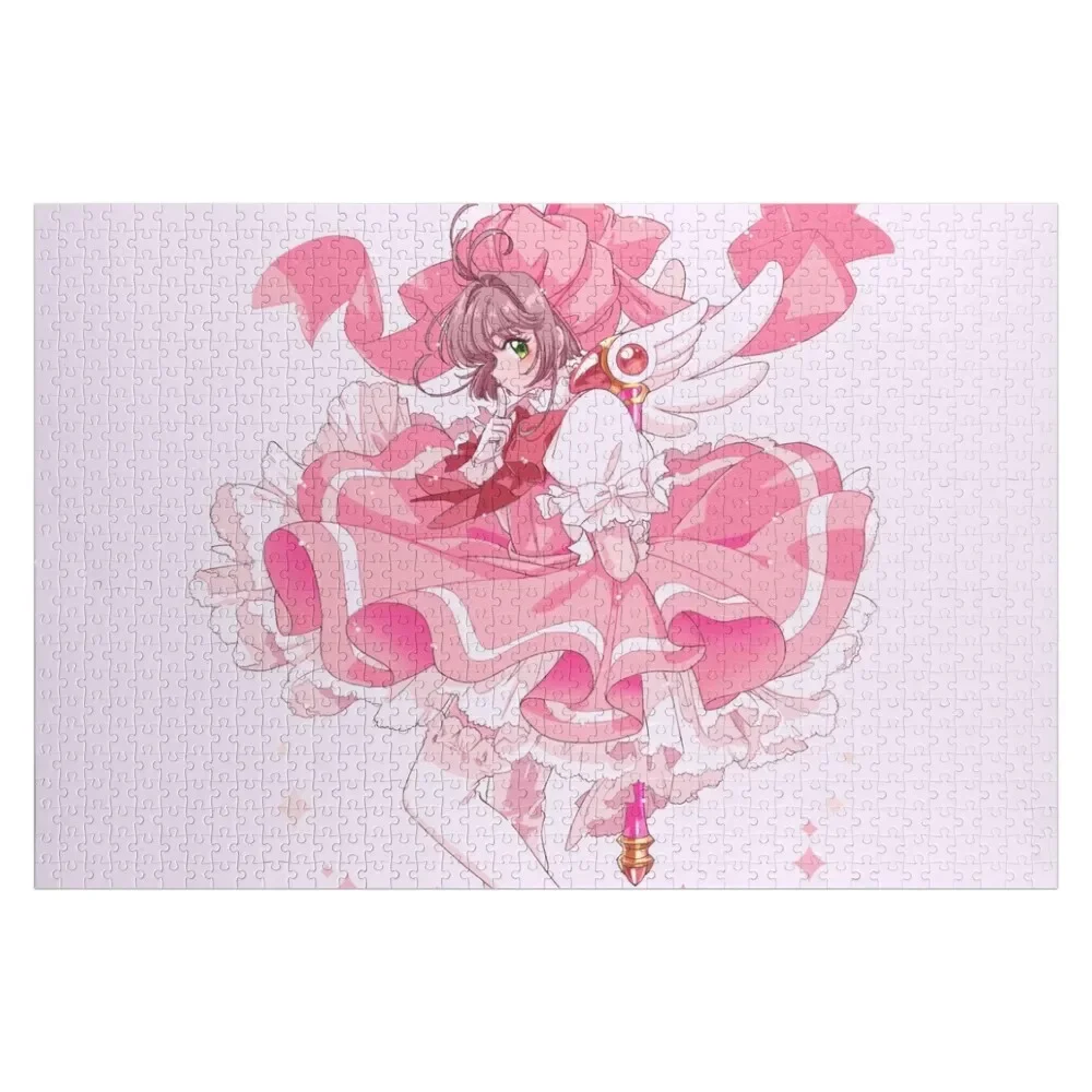 Kawaii Cardcaptor Sakura Jigsaw Puzzle Jigsaw nome personalizzato giocattolo per bambini Customizeds per bambini Puzzle