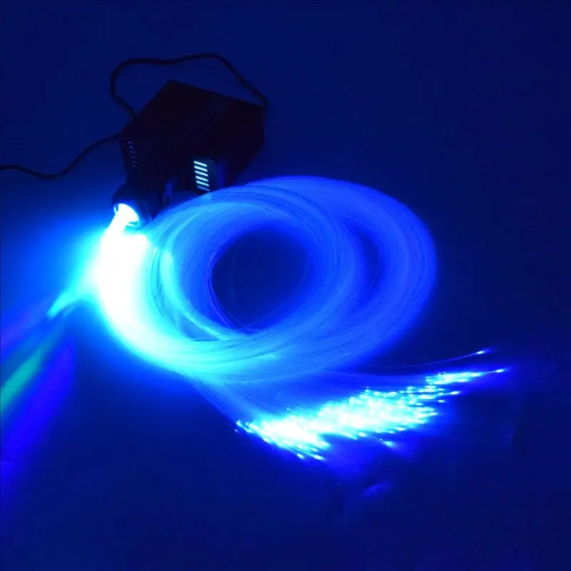 APP 16W RGBW Twinkle LED Fiber Optic Light With PMMA Fiber Optical Cable For Home Car Starry Sky Effect Decorative