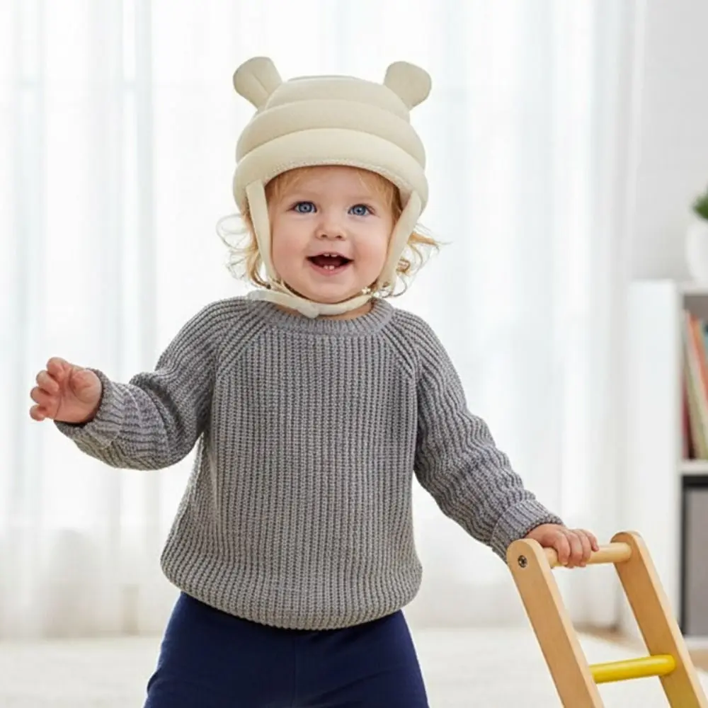 Anti Fall Baby Walking Protective Hat Anti-collision Breathable Thick Protective Helmet 360 Head Protection Soft Head Protector
