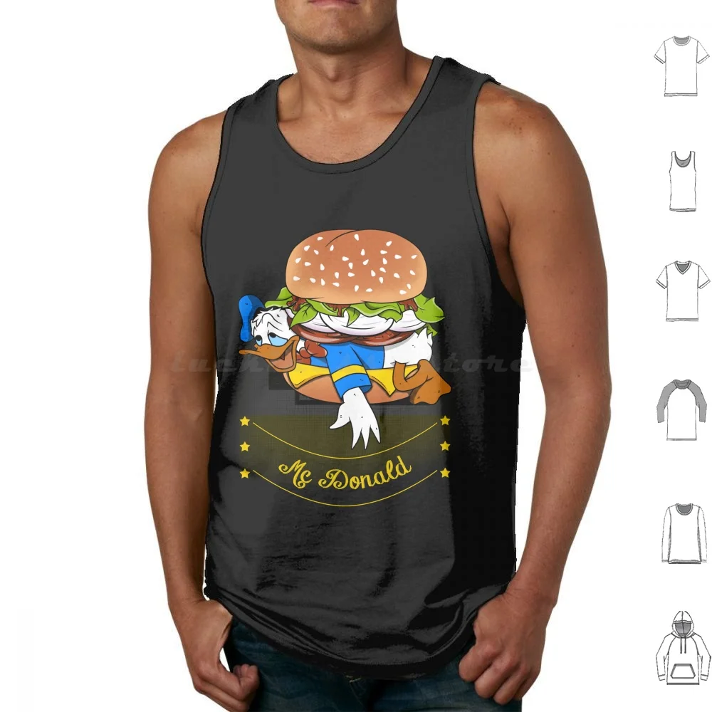 Mc For Fans Camisetas sin mangas Chaleco sin mangas Mc Donald Madre Padre Papá Mamá Vacaciones Amigo Esposa Marido Amor Familia