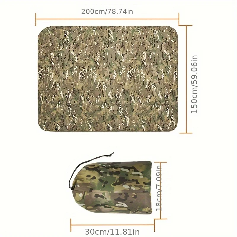 

Outdoor camping supplies, foldable camouflage blankets, multifunctional camping blankets