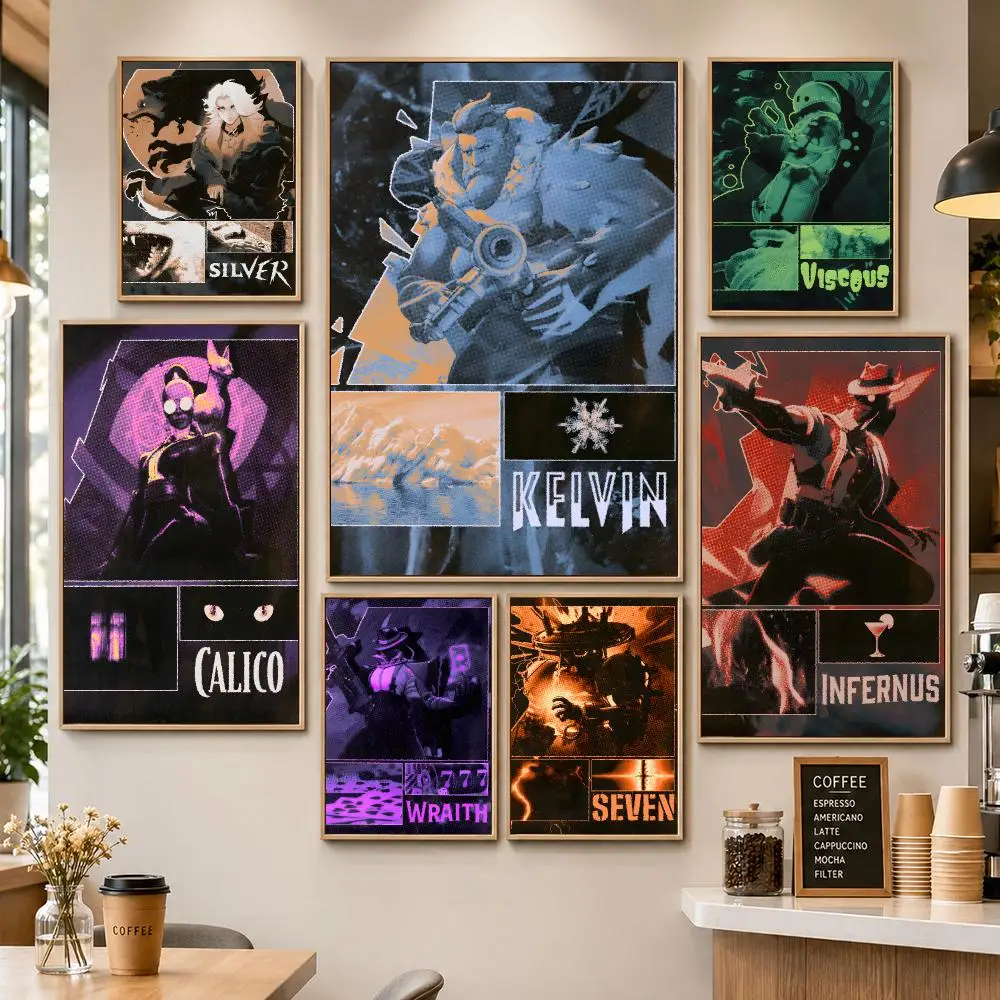 Game Deadlock Valve Hero Shooter MOBA Haze Pocket Poster HD Wall Decor Apartment Dorm Office Cafe Bedroom Home Gift