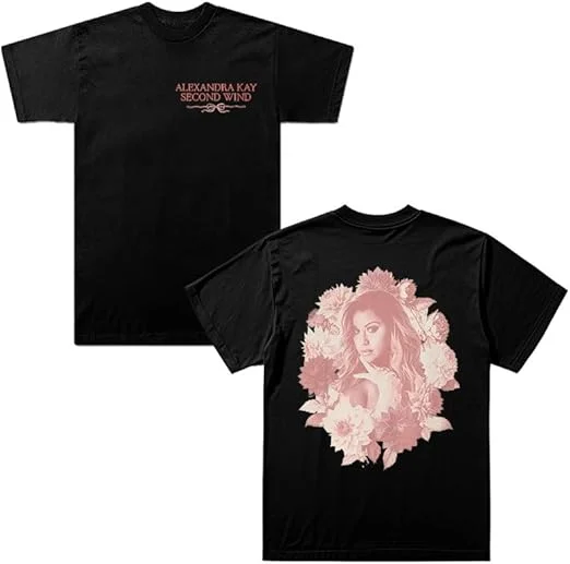 Alexandra Kay Merch Second Wind T-Shirt Summer Fashion Casual Y2K Short Sleeve Tee Sport Unisex Top