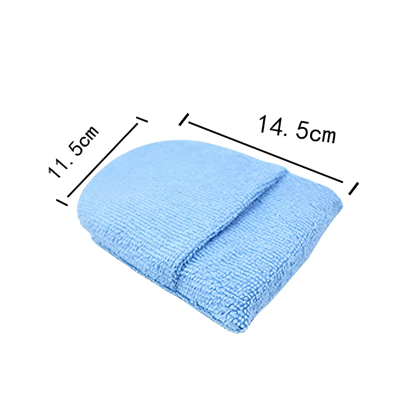 2/5PCs Soft Microfiber Car Wax Applicator Mitts Polishing Sponge Brush Auto Detailing Wax Foam Applicator Pad Car Cleaning Tools