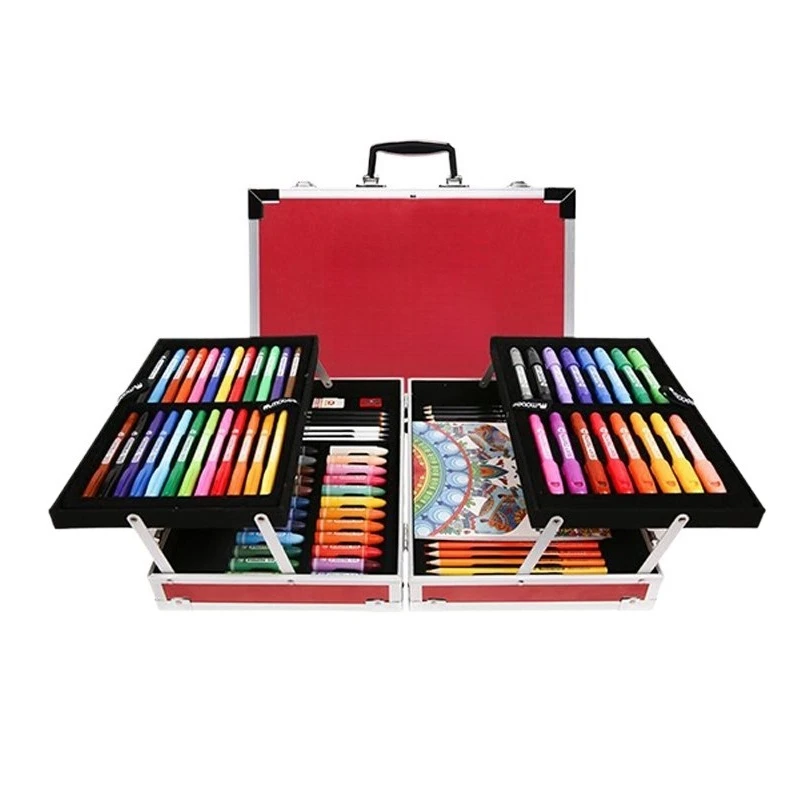 

Children's watercolor pens, brushes, gift boxes, crayons, drawing tools, elementary school students, painting sets, art