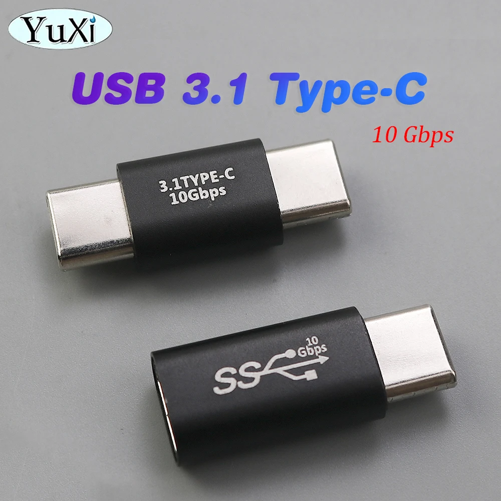 

1/2/5Pcs USB 3.1 Type-C Male To Female Connector USB-C Adapter For Phone Pad PC Aluminum Alloy 10Gbps Connector Adaptor