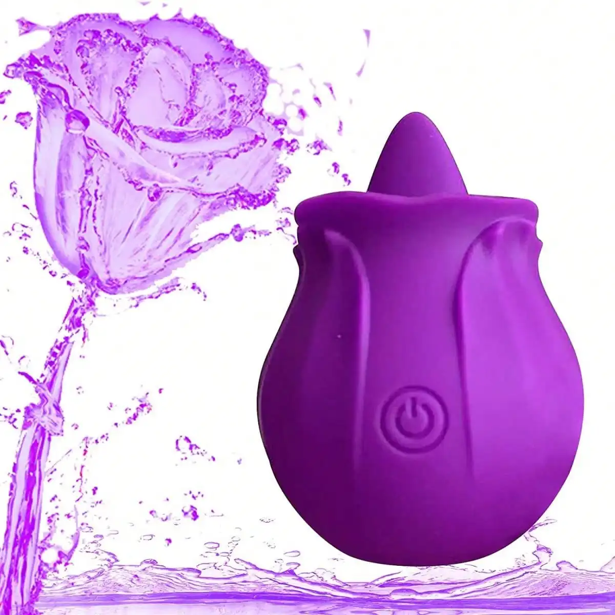 ارتفع لعق هزاز اللسان هزاز البظر الحلمة تحفيز لعبة الجنس G-بقعة هزاز مع 10 طرق للنساء الجنس لعب الكبار 18 + #1