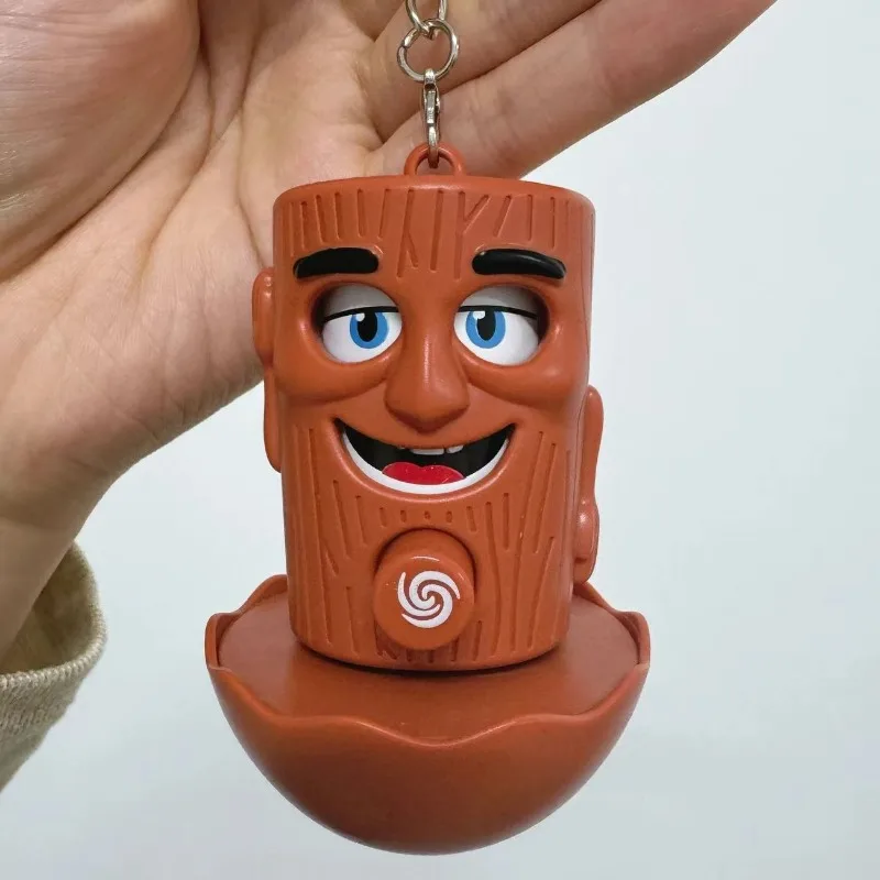 Italiaanse Brainrot Tung Creatieve Sleutelhanger Leuke Cartoon Gezichtsveranderende Sleutelhanger Schooltas Hanger Anime Grappige Sleutelhangers Roterend Speelgoed