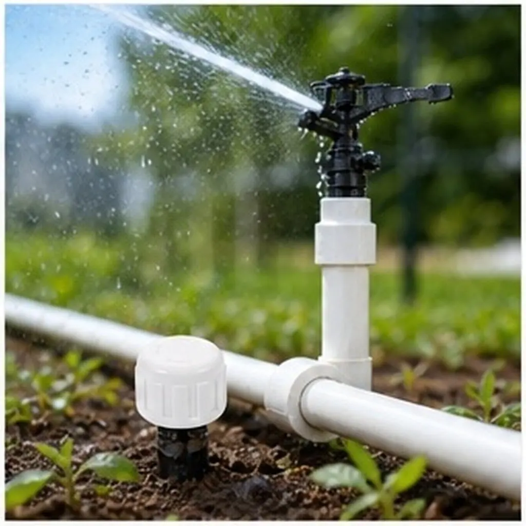 25Pcs PVC Internal Thread Pipe End Caps High Strength Lightweight for Sprinkler Irrigation Cold Water Supply Lines