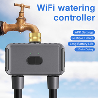 WIFI Smart Garden Watering Timers Sprinkler Drip Irrigation System Water Valve Controller Rain Delay Programmable Timer 2 Zone