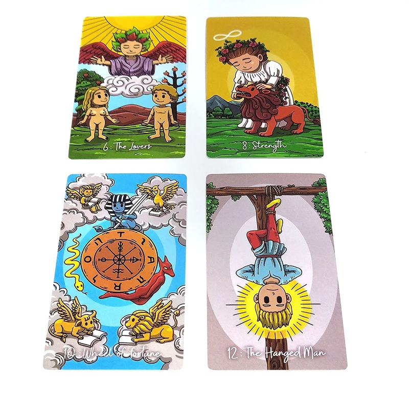 Smithtiny Tarot Mini Pocket tarocchi Deck strumenti di divinazione tarocchi gioco da tavolo Party Family Deck gioco di carte