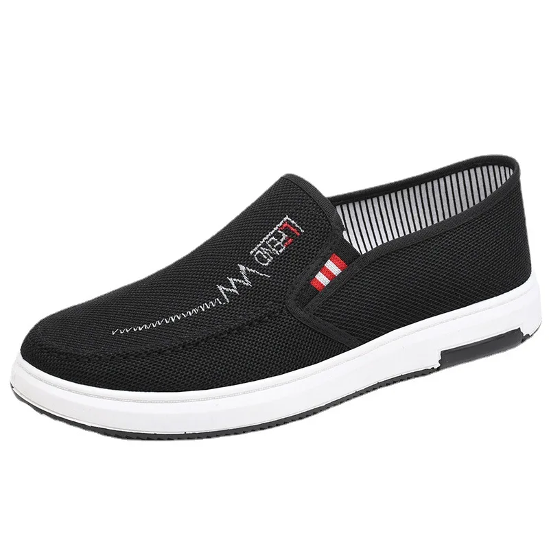 Canvas Shoes Autumn New Old Beijing Cloth Shoes Comfortable and Breathable, Versatile Soft Sole Men\'s Shoes