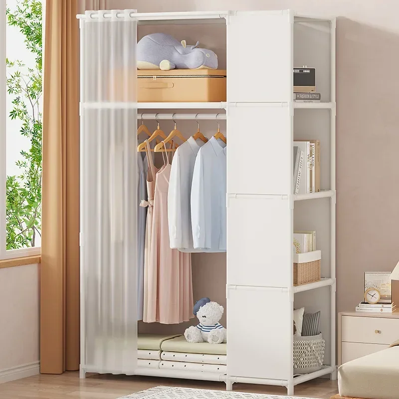 

Fabric Kitchen Cabinet Plastic Clothes Organizer Closets Portable Folding Wardrobe Furniture Dresser Armoire Dressers Closet