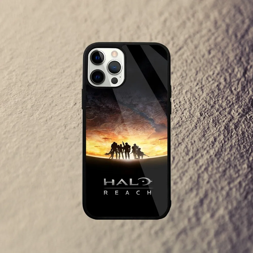 Capa de telefone H-Halo Game para iPhone 15,14,13,12,11,Plus,Pro,Max Mini Magsafe Carregamento sem fio magnético