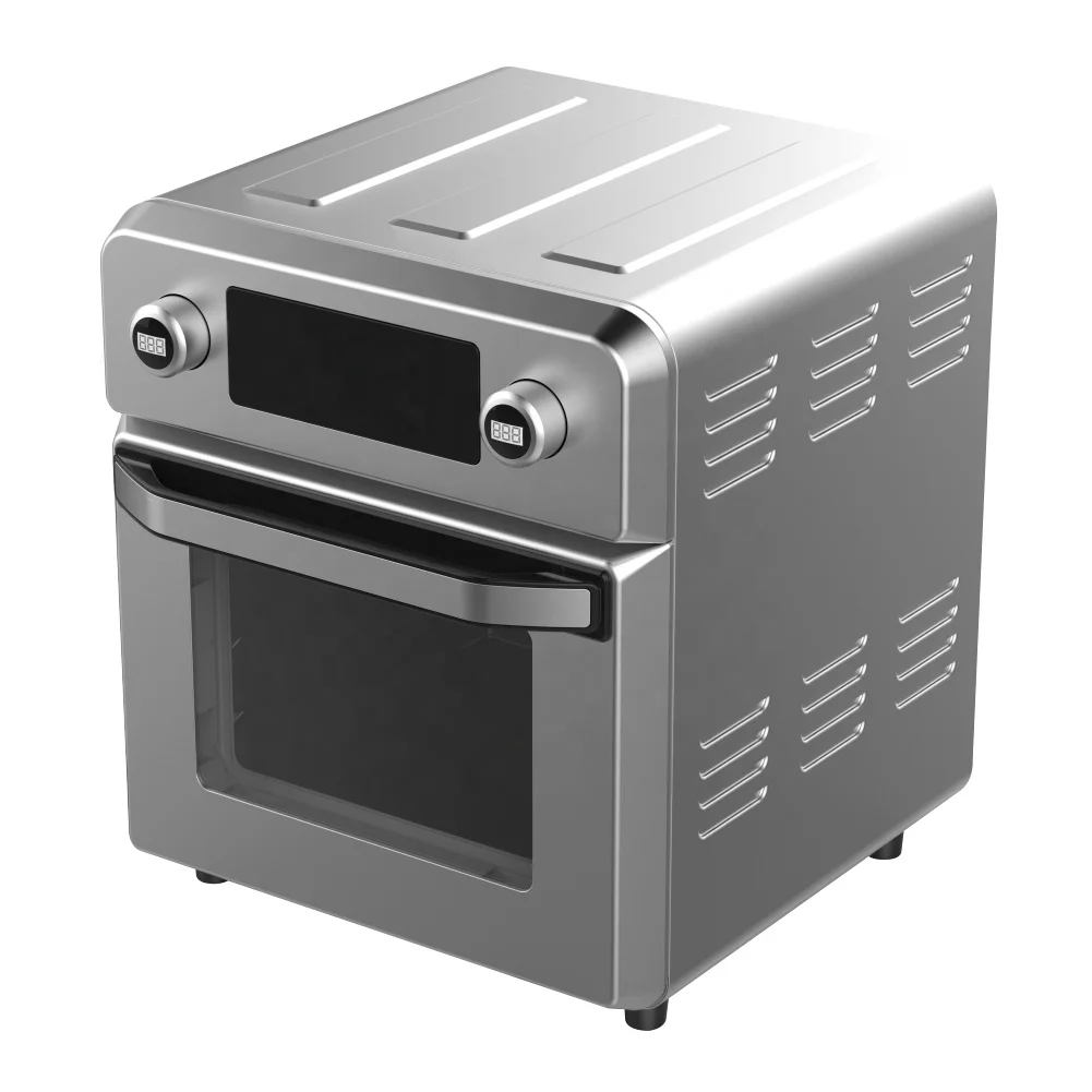 New Stainless Steel Air Fryer Oven Electric Square PFA Digital Control Stainless Steel or Painting
