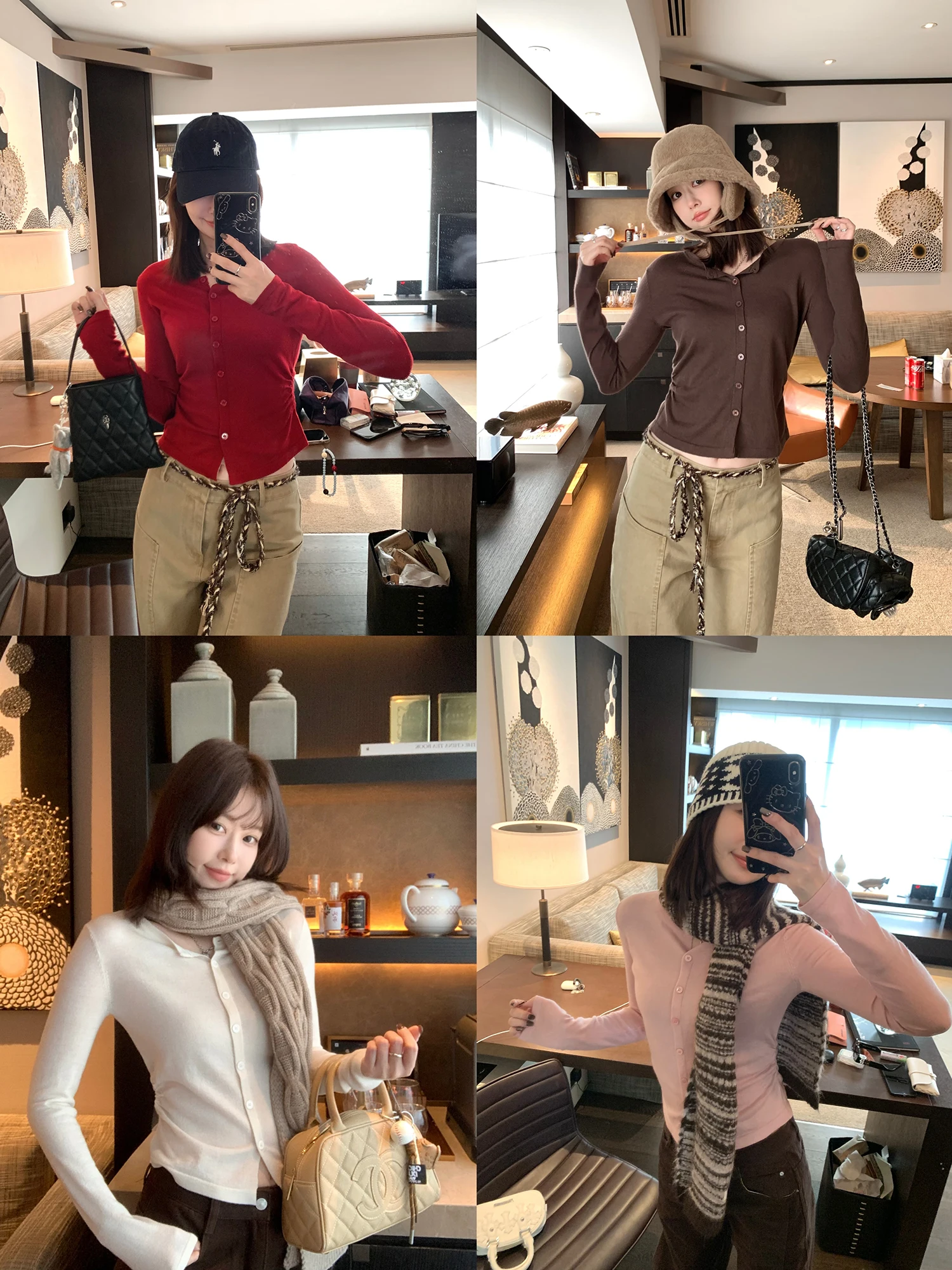 

Мягкий шерстяной вязаный свитер женский с круглым вырезом, приталенный, в корейском стиле, однотонный, для повседневной носки, зимний, с завязками