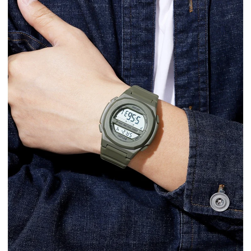 Skmei-reloj electrónico multifuncional para hombre y mujer, accesorio de moda, resistente al agua, para deportes al aire libre, 1821