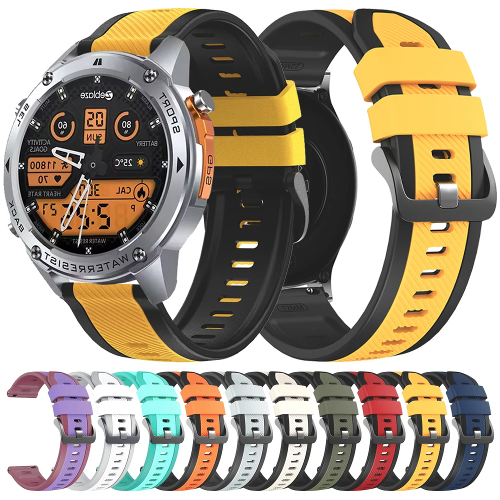 22Mm Silicone Watch… - image