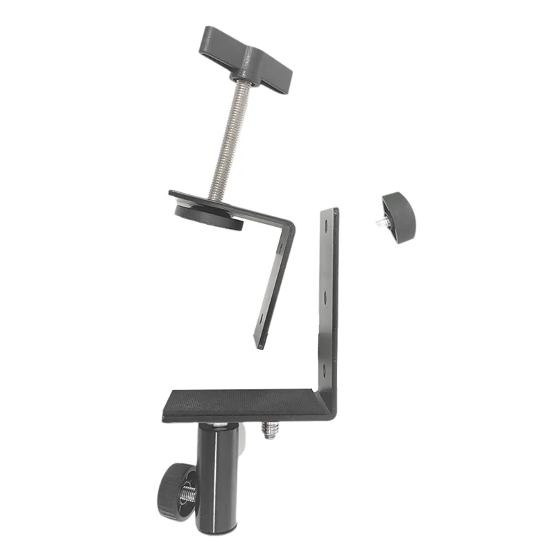 Сверхмощный настольный зажим для крепления на стол для микрофона, подставка для микрофона, держатель, кронштейн для настольной лампы, зажим с адаптером 1/4
