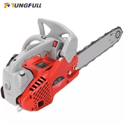 Mini Gasoline Logging Saw One-Hand Operate Household Gasoline Saw Powered Chainsaws Wood Cutting Tool Mini Gasoline Saw