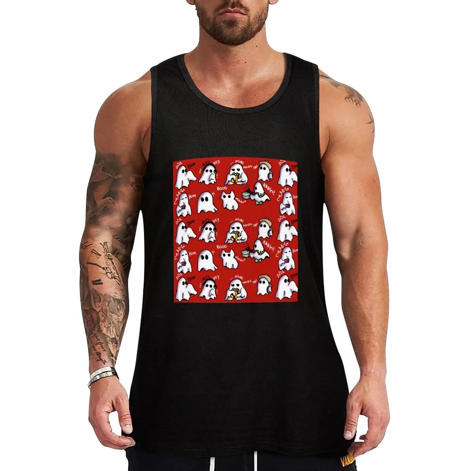 Ghost life Tank Top Weekend Casual Tank Top Loose Sleeveless Lightweight