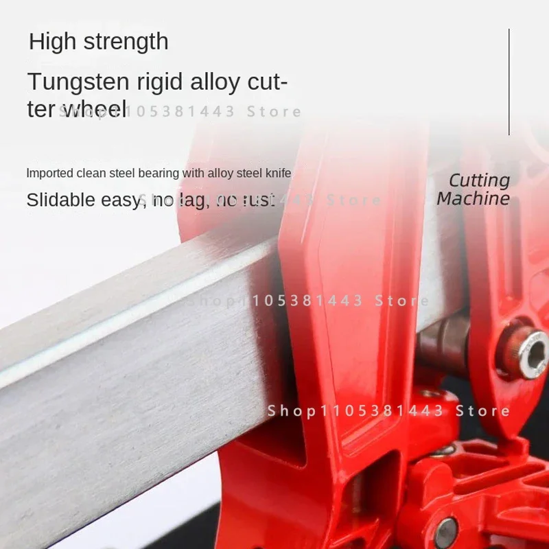 High-Precision Floor Tile Cutting Machine, All-Steel Construction with Magnetic Positioning, Manual Ceramic Tile Pusher