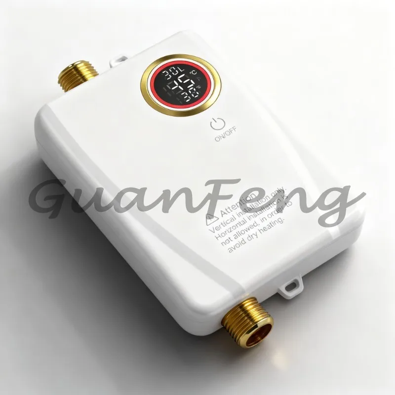 110V 220V Instant Hot Water Heater Wall Mounted 3S Rapid Heating Electric Water Heater with LCD Screen