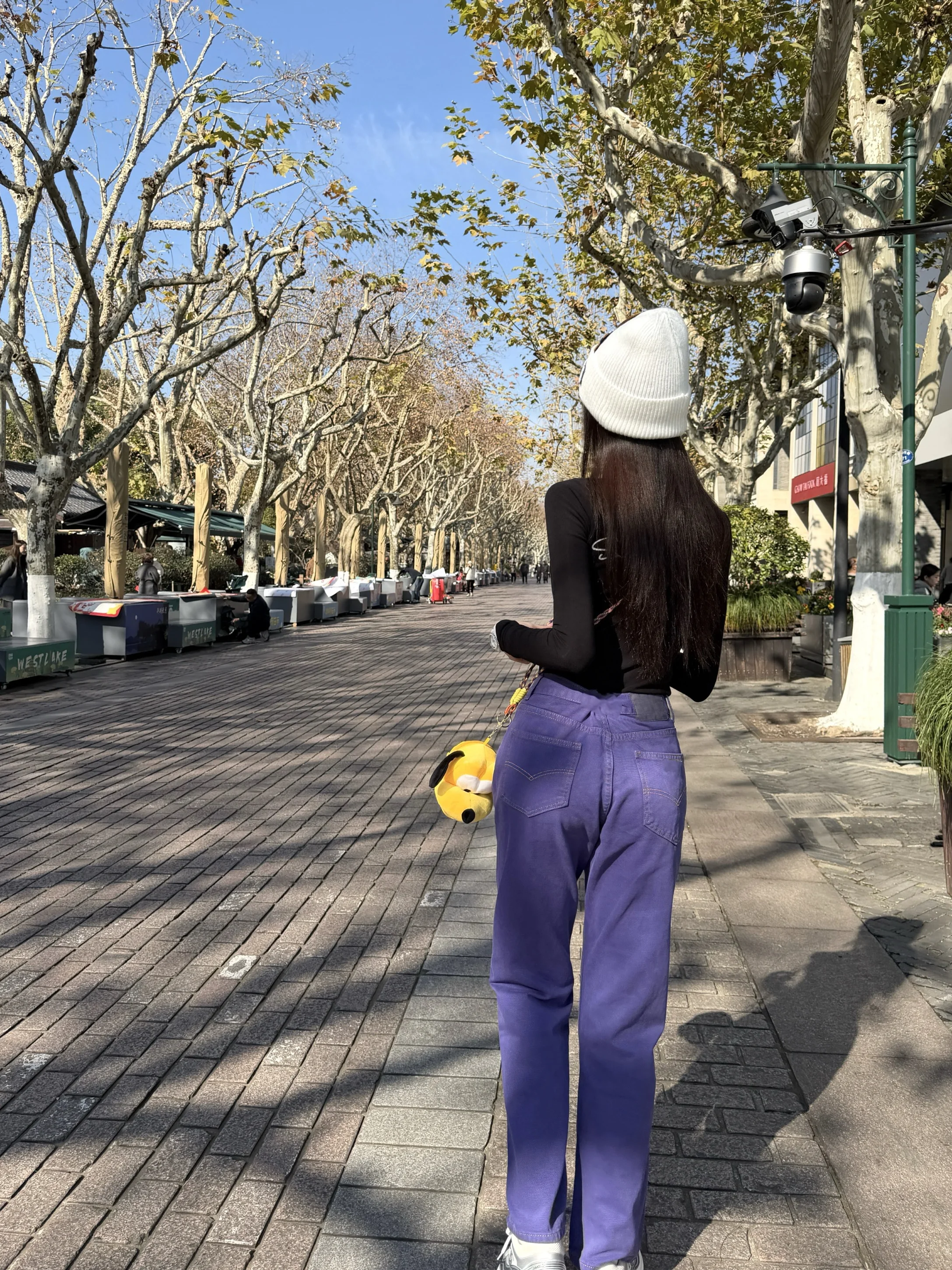 

Nemowu Purple Casual Loose Floor-Length Straight Leg Jeans High Waist Bootcut Trousers Women's Faion Spring 2026