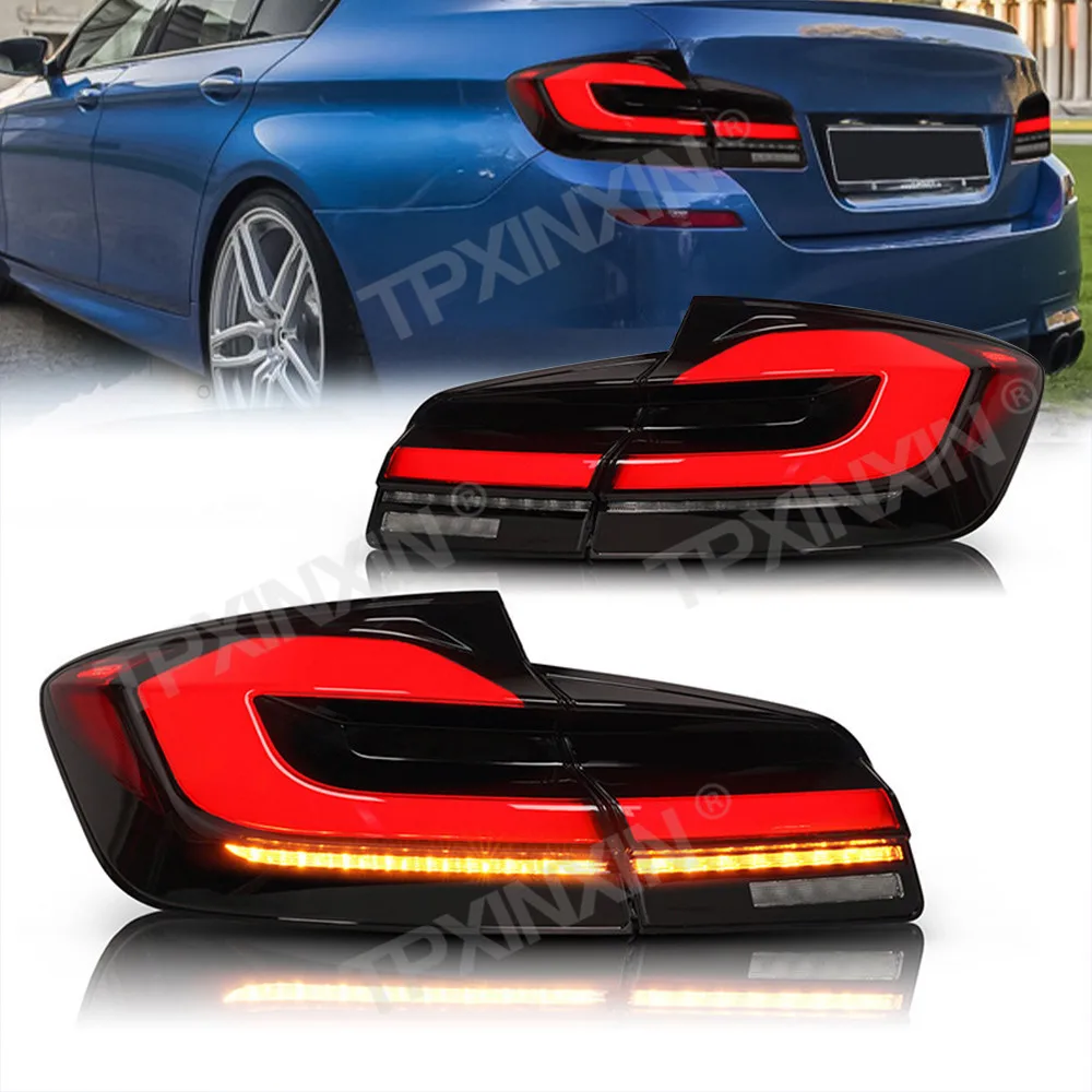 

LED Taillight Assembly For BMW 5 Series F10 F18 2010-2017 Modified Dragon Scale Rear Lamp LED Dynamic Turn Signal Light