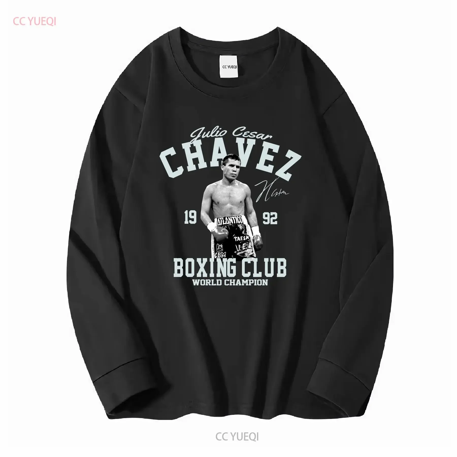 Rare Julio Cesar Chavez For Fan Cotton Black All Size T Shirt S3098 vintage Washed Top For Everyday Wear fashion Stylish