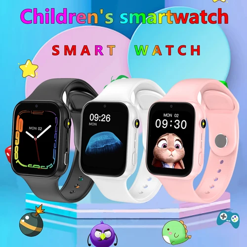 Nueva llamada de vídeo, rastreador GPS, reloj inteligente para niños, 4G, WiFi, LBS, SOS, reloj para niños, descarga por aplicación, reloj inteligente para niños, regalos para niños y niñas LT38