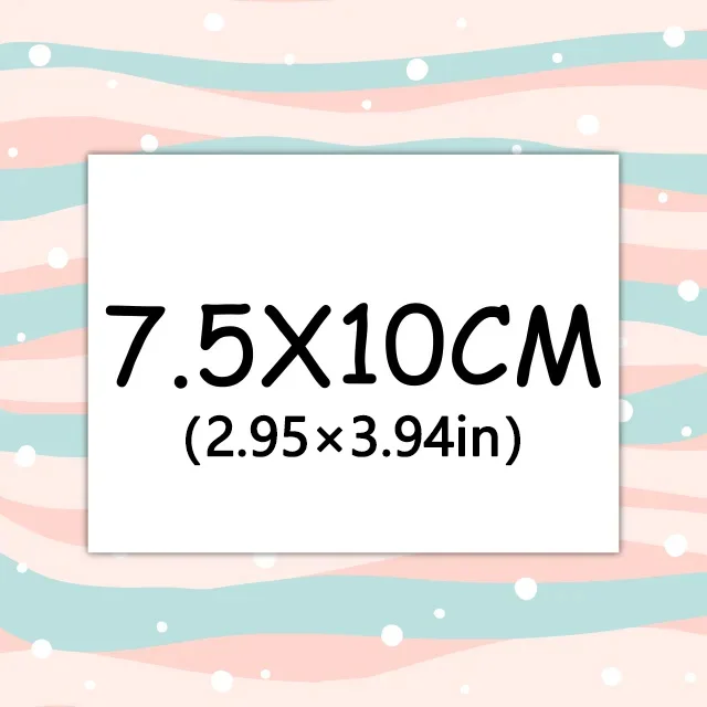 Variant: 7.5cmX10cm