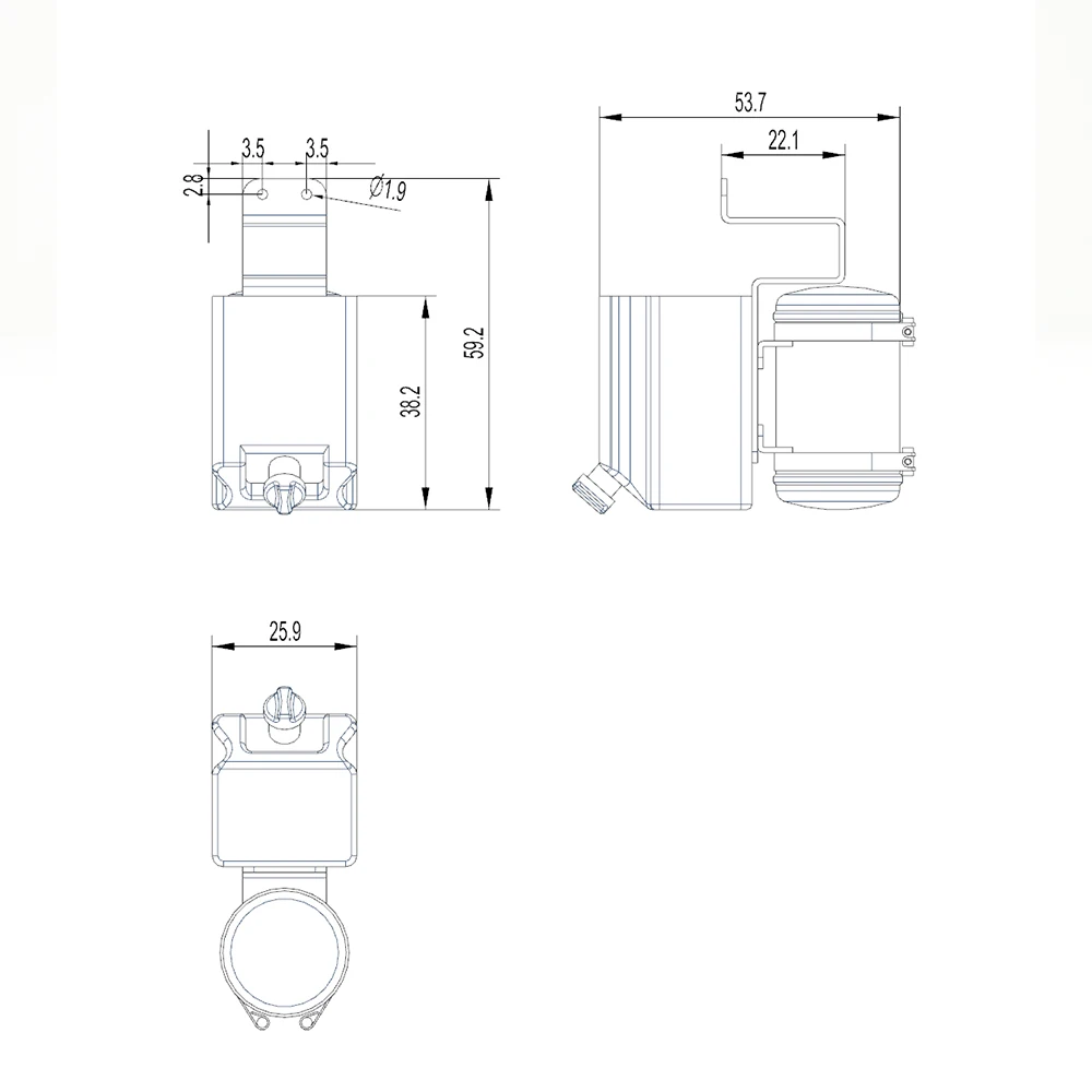 RC Truck Urea Tank Urea Solution Tank Scale DEF AdBlue Tank Aluminum Alloy for Tamiya MAN 1/14 Rc Tractor Truck Tipper Dumper