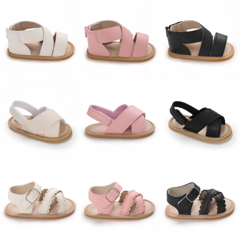 Baby Girl Summer Sandals 0-18M First Walking Cute Sweet Casual Comfortable Fashion Newborn