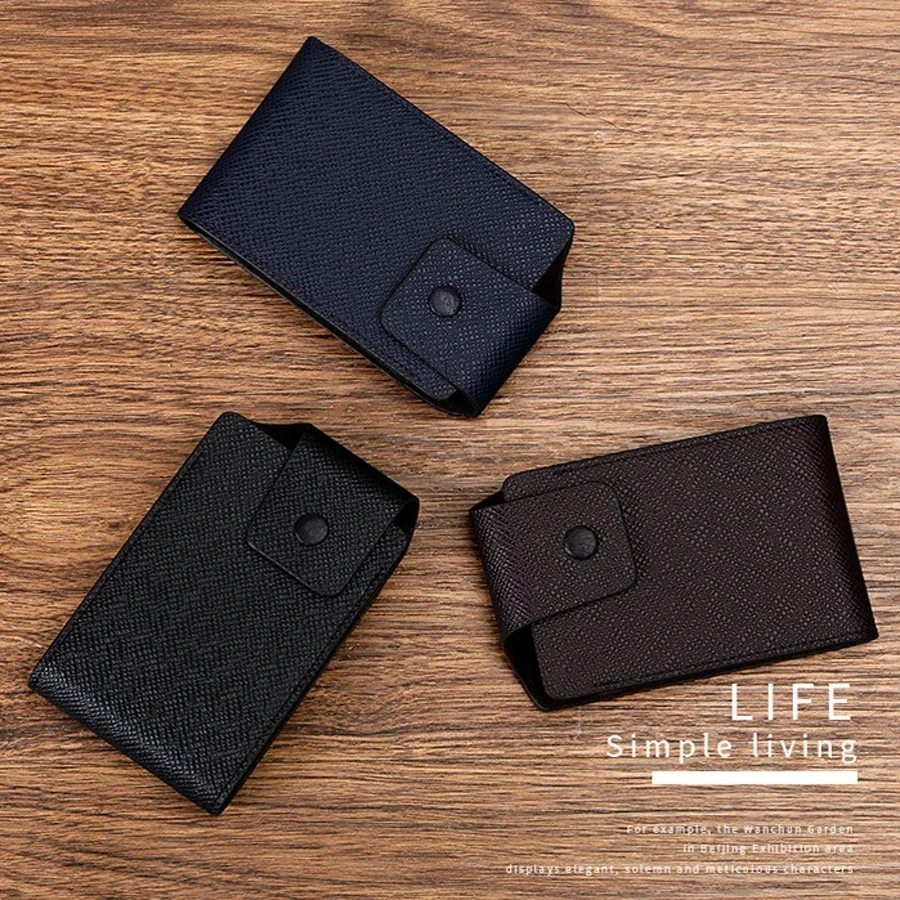 1PC Men Credit Card Holder Leather Purse for Cards Case Wallet for Credit ID Bank Card Holder Women Cardholder and Coins