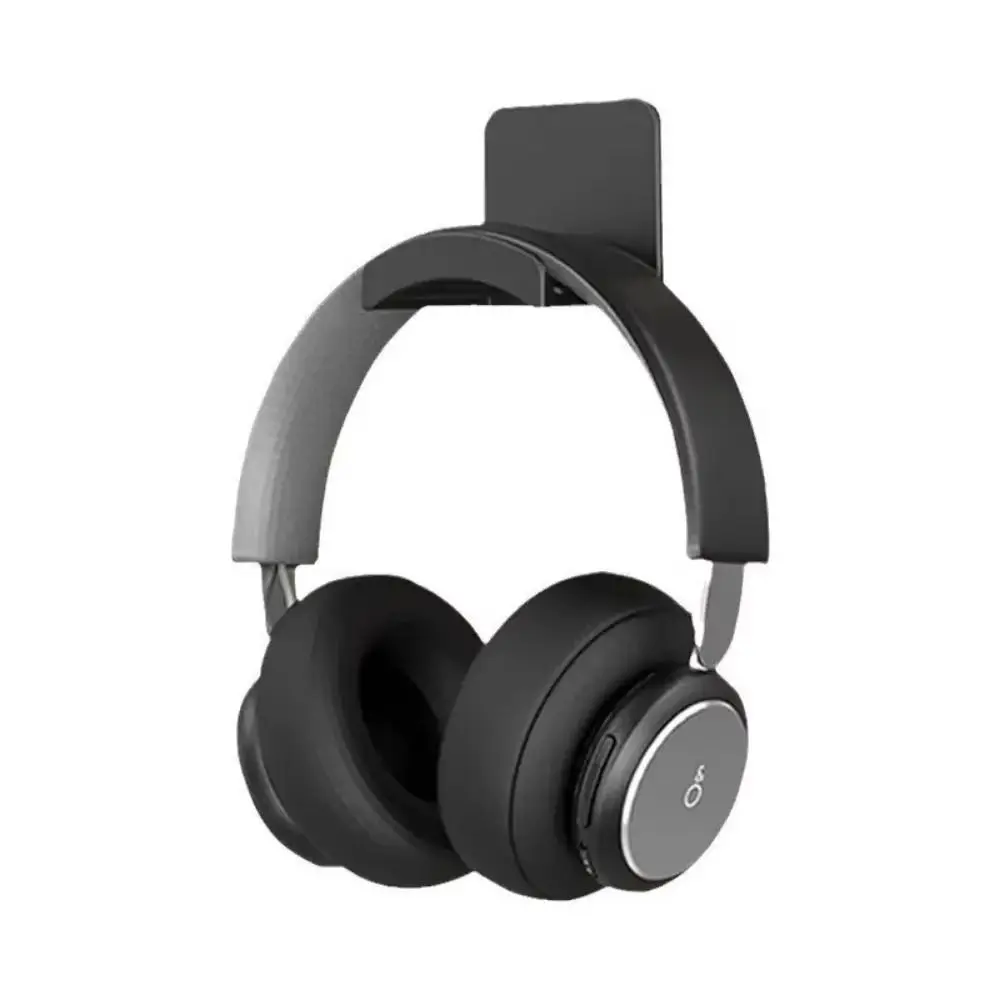 Portable Adhensive Headphone Stand Wall-mounted Space Saving Earphone Display Stand Headphone Hook for Gaming Headsets