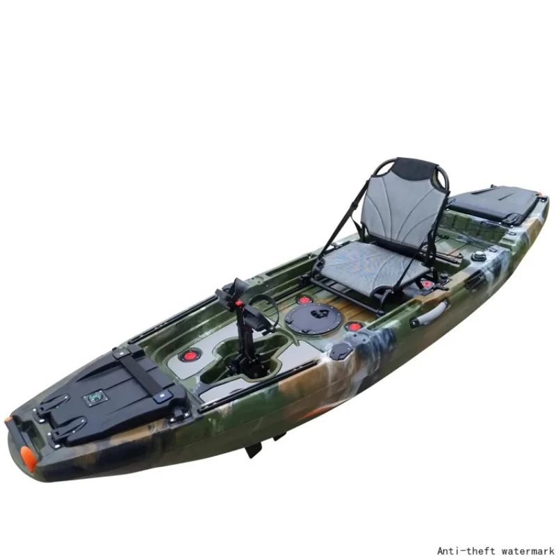 

【Хит продаж】2025 Горячая новинка - Оптовые педальные рыболовные лодки с логотипом, одноместная педальная лодка для рыбалки