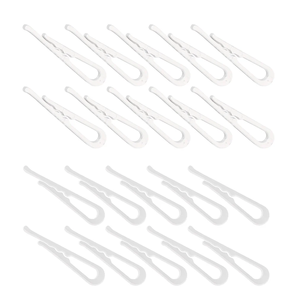 200 Pcs Clothes Pin Shirt Plastic Alligator Clips Household Clamps with Teeth Twine