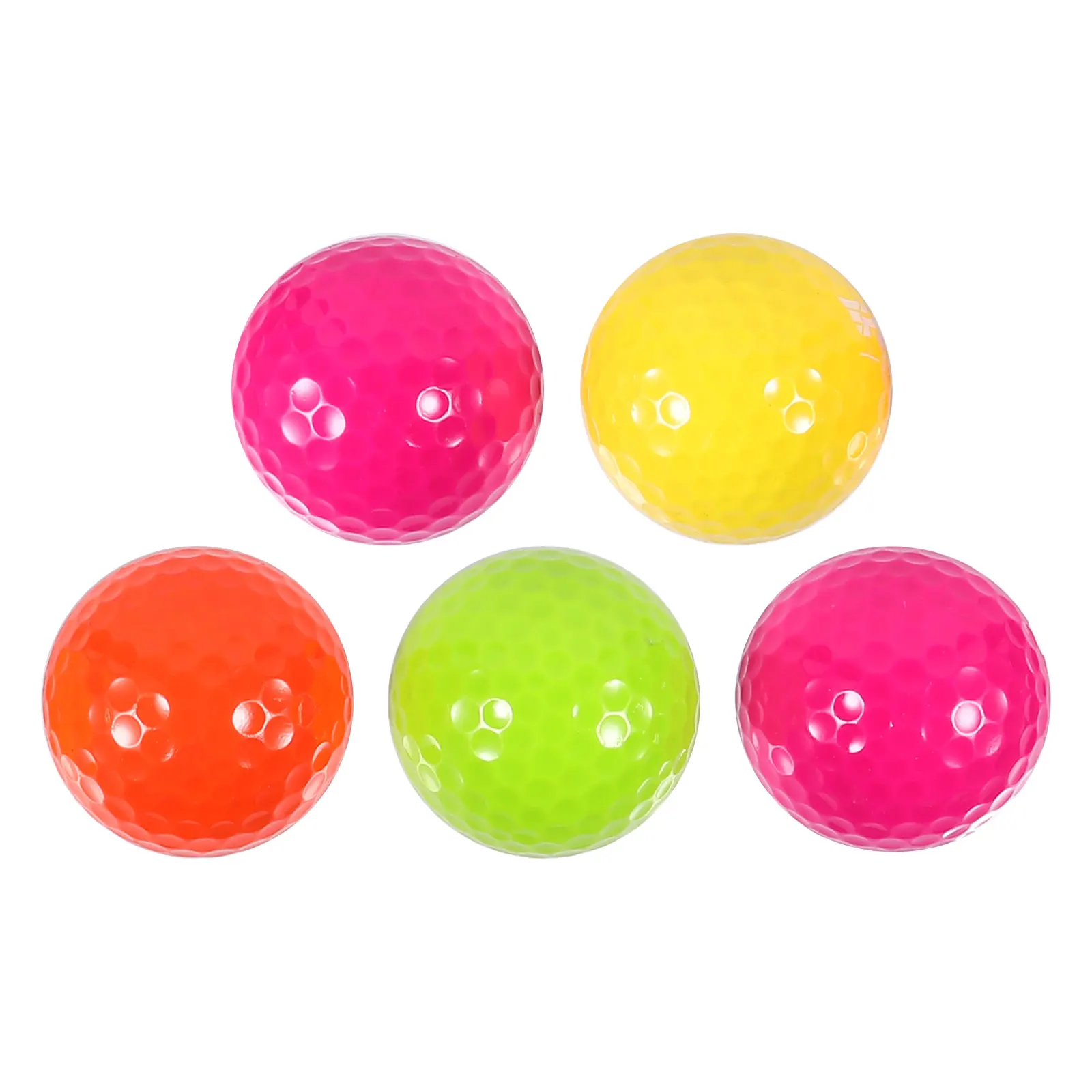 

Golf Rainbow Balls 4cm Diameter Synthetic Rubber Ideal Beginners Practice Golf Safe Durable Sports Balls