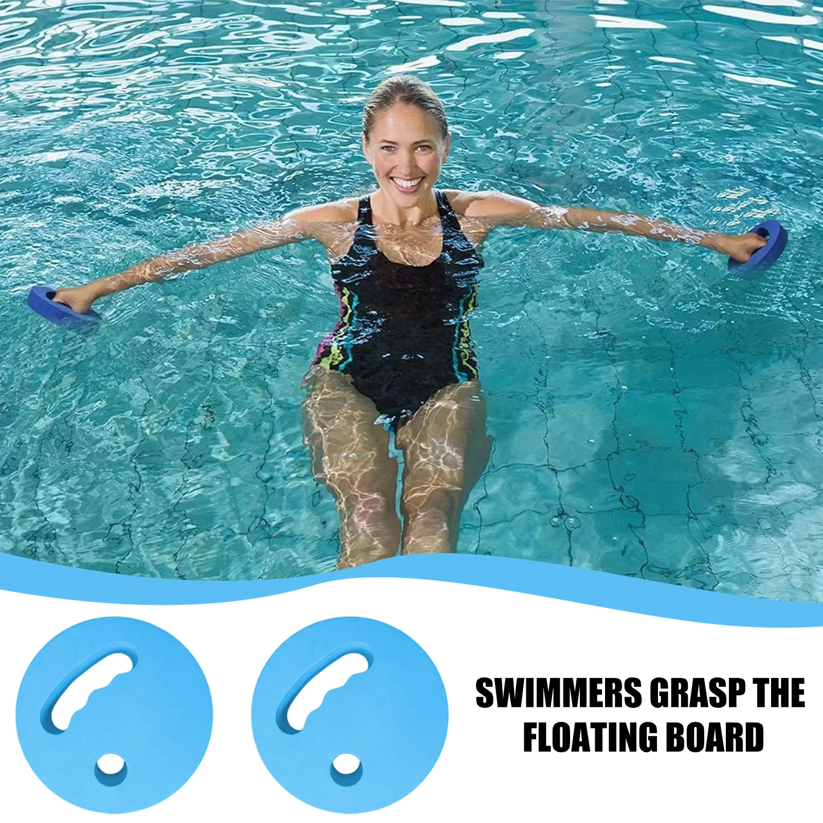 

Floating Hand Rings for Swimming Floating Arm Bands Swim Training Aids for Pool Swimming Accessories
