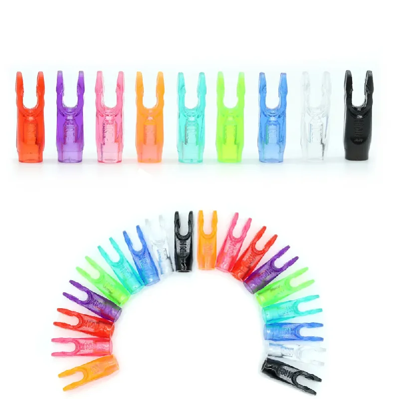 

50pcs Archery Arrows Nocks Tail Plastic Pin Nocks Compound Recurve Traditional Bow Hunting Shooting Outdoor Accessories
