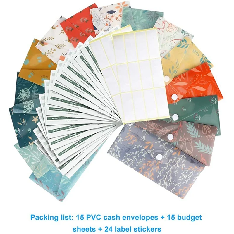 Waterdichte Cash Budget Envelop, Herbruikbare Plastic Cash Enveloppen, Geld Enveloppen Voor Budgettering En Saving