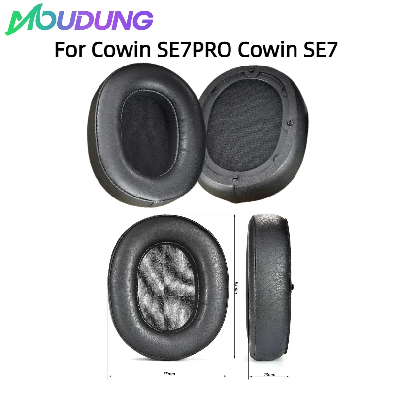 

1Pair Replacement Ear Pads Cushions Earpads Earmuffs Repair Parts For Cowin SE7PRO Cowin SE7 On-Ear Bluetooth Headphones