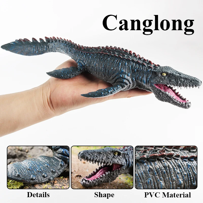 New Prehistoric Sealife Animals Model Mosasaurus Action Figures Savage Dinosaur Home Decoration Collection Toys Kids Gifts