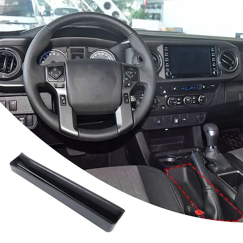 

For Toyota Tacoma 2016-2022 ABS Center Console shifter right side Storage Box Organizer Tray Car Accessories