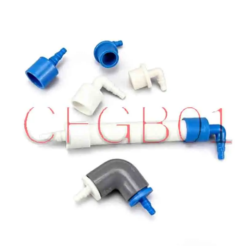 

Aquarium Fitting Adapter Internal/External Oxygen Tube Connector Soft/Hard Hose ID5-8mm Universal Joint