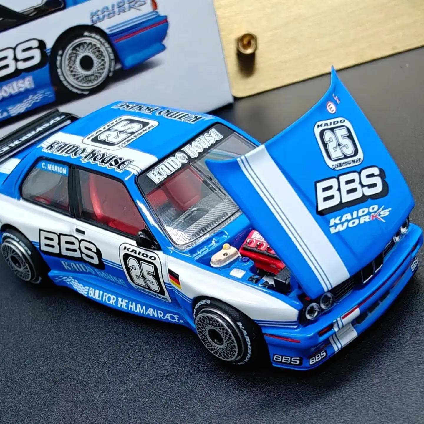 KaidoHouse+MINIGT 1:64 M3 E30 BBS Legierung Automodell